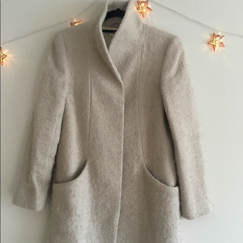 Cream Wool Coat